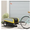 Image de Remorque de vélo noir et jaune 45 kg fer