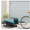 Image de Remorque de vélo noir et bleu 45 kg fer
