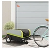 Image de Remorque de vélo noir et vert 45 kg fer
