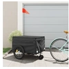 Image de Remorque de vélo noir 45 kg fer