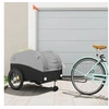 Image de Remorque de vélo noir et gris 45 kg fer