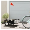 Image de Remorque de vélo noir tissu oxford et fer
