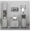 Image de Ensemble de meubles de salle de bain 3 pcs Sonoma gris3185595