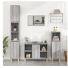 Image de Ensemble de meubles de salle de bain 3 pcs Sonoma gris3185619