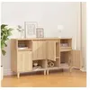 Image de Buffets 2 pcs chêne sonoma 60x35x70 cm bois d'ingénierie