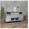 Image de Buffets 2 pcs gris béton 60x35x70 cm bois d ingénierie