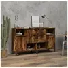 Image de Buffets 2 pcs chêne fumé 60x35x70 cm bois d'ingénierie