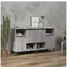 Image de Buffets 2 pcs, Meuble de Rangement avec Compartiments, Armoire de Rangement , Organisateur Intérieur Salon, Industriel, Sonoma Gris Bois d'Ingénierie