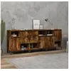 Image de Buffets 3 pcs chêne fumé 60x35x70 cm bois d'ingénierie