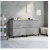 Image de Buffets 2 pcs gris béton 60x35x70 cm bois d ingénierie