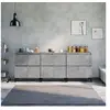 Image de Buffets 3 pcs gris béton 60x35x70 cm bois d'ingénierie3185779