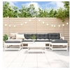 Image de Salon de jardin modulable Bois massif blanc 7 pieces x 62 x 70.5 7 personnes