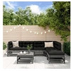 Image de Salon de Jardin avec Coussins 7 pcs, Canapés avec Dossier et Accoudoir, Ensemble de Meubles avec Table Basse Patio 3185978