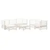 Image de Salon de jardin modulable bois massif 5 personnes 7 pieces