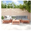 Image de Salon de jardin modulable bois massif bois 7 pieces x 57.5 x 60 7 personnes