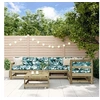 Image de Salon de jardin modulable 6 pieces 5 personnes 62 x 66 x 70.5 cm