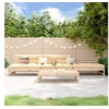 Image de Salon de jardin Bois massif 6 personnes 4 pieces