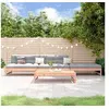 Image de Salon de jardin bois massif bois 4 pieces 120.0 x 84.0 x 120.0 6 personnes