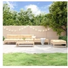 Image de Salon de jardin modulable bois massif 8 personnes 5 pieces