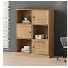 Image de Bibliothèque VIGO 90x35x114,5 cm bois massif de pin, étagère, étagère à livres, armoire d'affichage, armoire de rangement, étagère de rangement