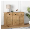 Image de Dressoir met lades VIGO 113x40x75 cm massief grenenhout353190