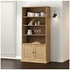 Image de Bibliothèque VIGO 85x35x170 cm bois massif de pin, étagère, étagère à livres, armoire d'affichage, armoire de rangement, étagère de rangement