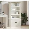 Image de Bibliothèque VIGO blanc 85x35x170 cm bois massif de pin, étagère, étagère à livres, armoire d'affichage, armoire de rangement 353197