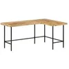 Image de Bureau 165x110x77 cm bois massif de manguier et fer