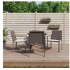 Image de Ensemble à Manger de Jardin avec Coussins 5 pcs, Chaises à Manger avec Accoudoirs, Ensemble de Meubles avec Table, 3186938