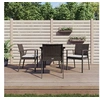 Image de 5-delige Tuinset met kussens poly rattan en staal3186970