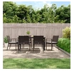 Image de 7-delige Tuinset met kussens poly rattan en staal3186994
