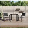 Image de 3-delige Tuinset met kussens poly rattan en staal3187019