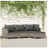 Image de Salon de jardin rotin 4 personnes 4 pieces