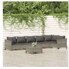 Image de Salon de Jardin avec Coussins 7 pcs, Ensemble de Meubles de Terrasse, Mobilier d'Extérieur, Canapé de Patio, Moderne, 3187277