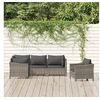 Image de Salon de Jardin avec Coussins 5 pcs, Ensemble de Meubles de Terrasse, Mobilier d'Extérieur, Canapé de Patio, Moderne, 3187280