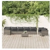 Image de Salon de jardin modulable resine tressee gris 9 pieces 63 x 63 x 55.5 9 personnes