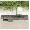 Image de Salon de Jardin avec Coussins 9 pcs, Ensemble de Meubles de Terrasse, Mobilier d'Extérieur, Canapé de Patio, Moderne, 3187304