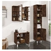 Image de Ensemble d armoires de salle de bain 3 pcs chêne fumé