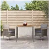 Image de 3-delige Tuinset met kussens poly rattan grijs3187364