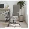 Image de Chaise de bureau réglable en hauteur gris foncé tissu
