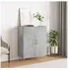 Image de Buffet gris béton 69,5x34x90 cm bois d ingénierie