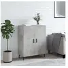 Image de Buffet gris béton 69,5x34x90 cm bois d'ingénierie827744