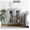 Image de Buffet sonoma gris 69,5x34x90 cm bois d'ingénierie827762