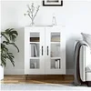 Image de Buffet blanc 69,5x34x90 cm bois d'ingénierie827780