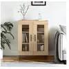 Image de Buffet, Armoire avec Pieds, Meuble de Rangement, Organisateur de Salon Salle de Séjour Intérieur, Moderne, Chêne Sonoma Bois d'Ingénierie