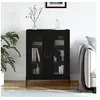 Image de Buffet noir 69,5x34x90 cm bois d'ingénierie827797