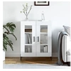 Image de Buffet Blanc brillant 69,5x34x90 cm Bois d ingénierie