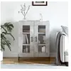 Image de Buffet gris béton 69,5x34x90 cm bois d'ingénierie827800