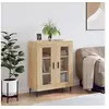 Image de Buffet, Armoire avec Pieds, Meuble de Rangement, Organisateur de Salon Salle de Séjour Intérieur, Moderne, Chêne Sonoma Bois d'Ingénierie