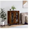 Image de Buffet chêne fumé 69,5x34x90 cm bois d ingénierie